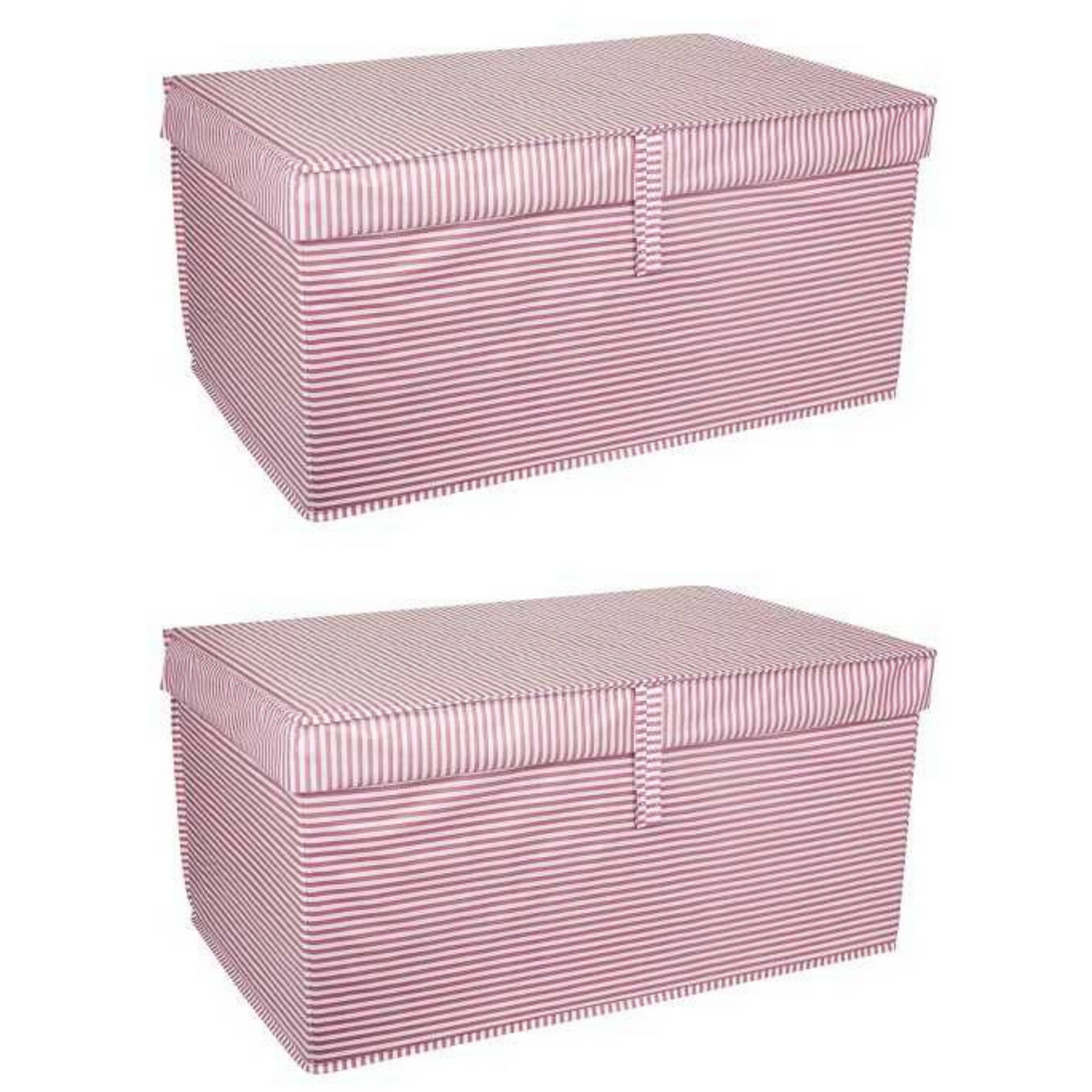Collapsible Wardrobe Storage Organiser Box XL 72L - Foldable fabric Boxes with Lids, , 60cm/40cm/30cm