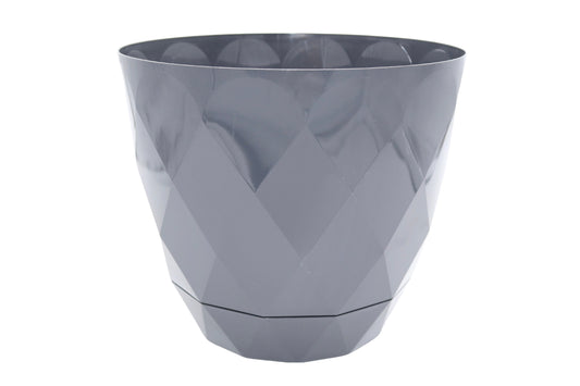 14cm plant pot in grey color